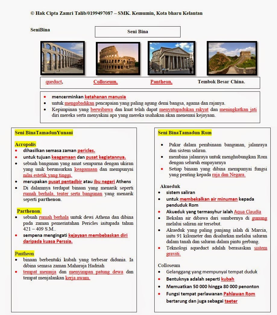 Bab 2 - Seni bina tamadun Yunani, Rom, india dan China