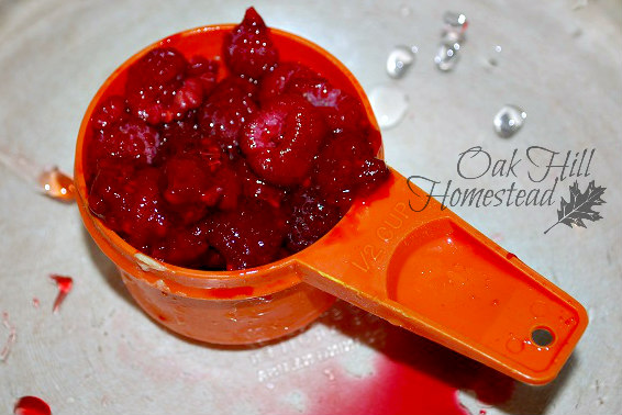 Triple berry jam tastes like sunshine and summer on a slice of homemade bread. From Oak Hill Homestead