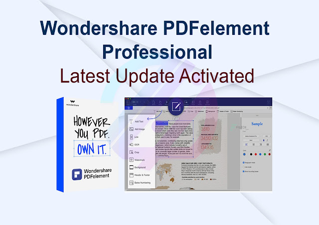 Wondershare PDFelement Professional Latest Update Actived