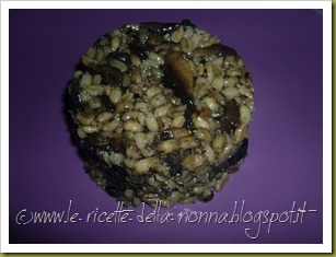 Orzo perlato ai funghi con germogli di cavolo rosso (3)