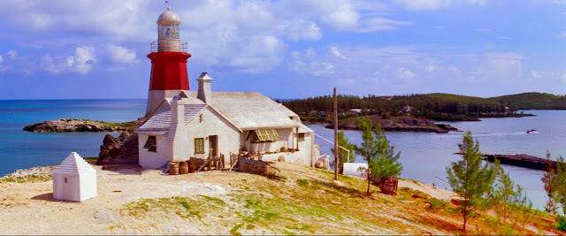 Treece's lighthouse exterior at Coney Island, Bermuda.