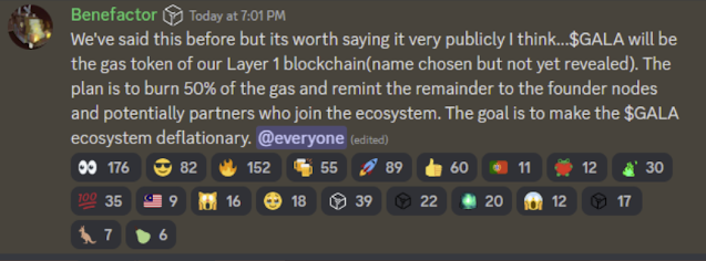 gala new layer 1 blockchain