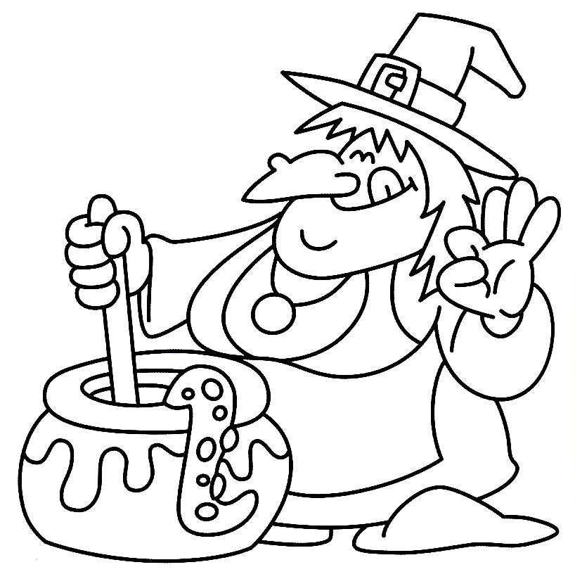 Halloween Coloring Pages for Toddlers, Preschool and  - halloween coloring pages to print out for free