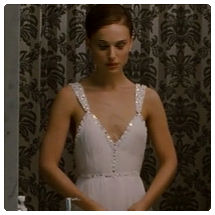 the white dress Natalie Portman wore for the toasting in Black Swan. Rodarte