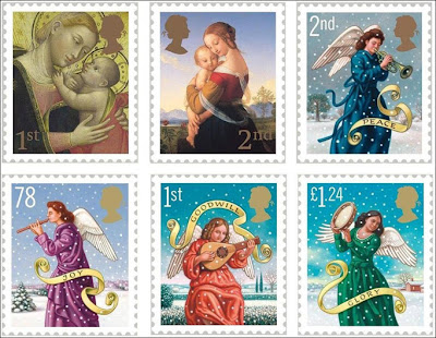 Royal Mail Christmas stamps