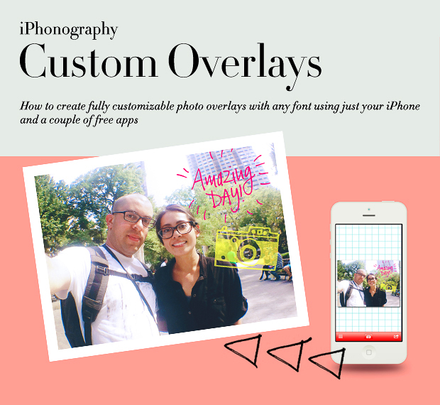 iPhonography // Custom Overlays Using iZip and Phonto // Tutorial