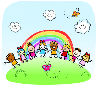 happy cartoon sunshine. +children+playing+cartoon