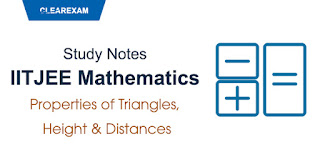 Properties of Triangles, Height & Distances