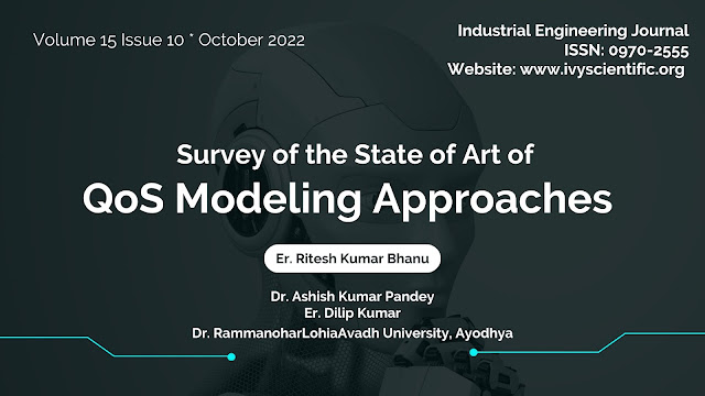 Survey of the State of Art of QoS Modeling Approaches- Ritesh Kumar Bhanu
