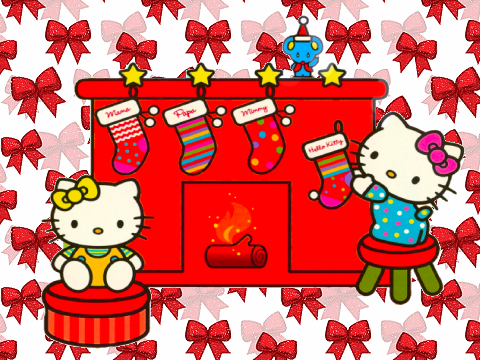 hello kitty 2010 wallpaper. hello kitty christmas