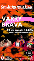 Concierto de Varry Brava en la Plaza de la Constitución de San Sebastián de los Reyes