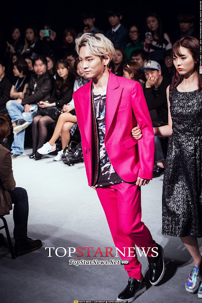 Shinee Key Seoul Fashion Week 2014