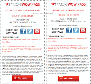 Macy's coupons february