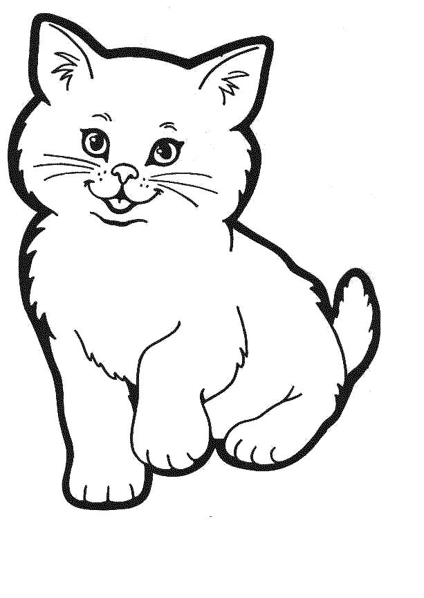 Cats Coloring Pages 1