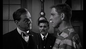 Karl Malden, Neville Brand and Burt Lancaster in Birdman of Alcatraz