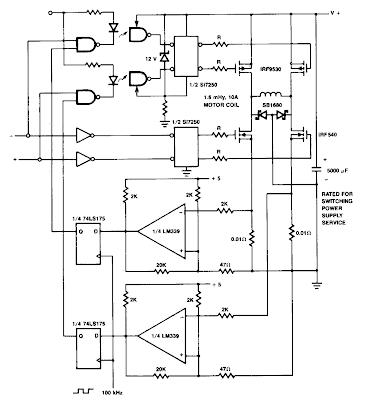 Current Limiting Coil Driver circuit Diagram