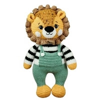 león amigurumi