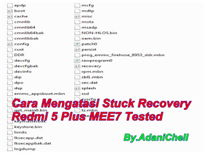 Cara Mengatasi Stuck Recovery Redmi 5 Plus MEE7 Tested