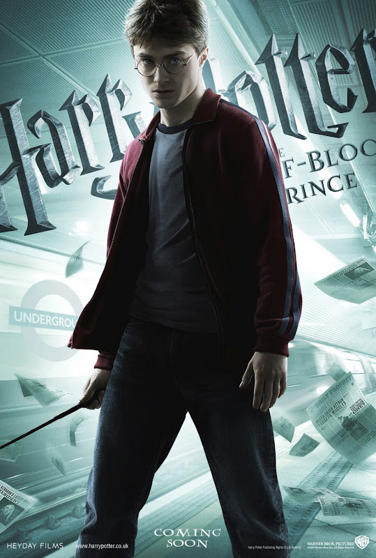 Daniel Radcliffe from Harry Potter 6 movie poster