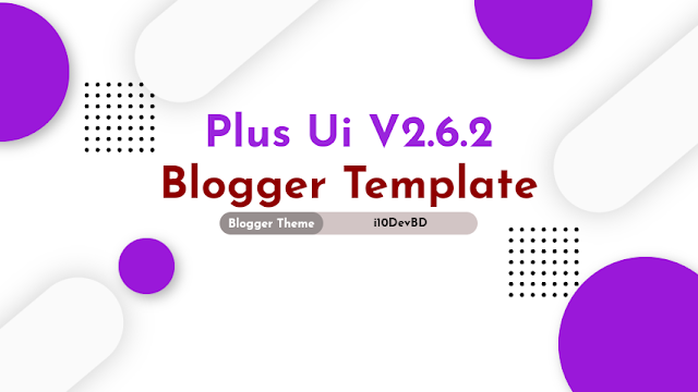 Plus Ui Blogger template