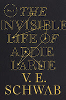 The Invisible Life of Addie LaRue by V.E. Schwab book cover and review
