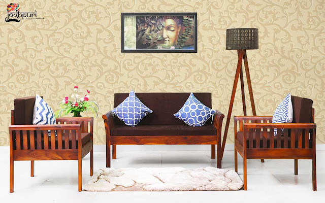 Sheesham Wood Sofa Set in bangalore