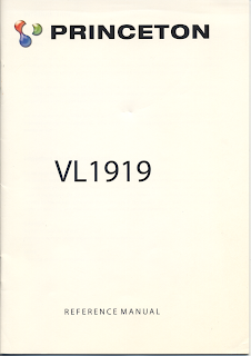 Cover For VL1919 Reference Manual