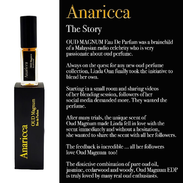 ANARICCA PERFUME OUD ORIGINAL MINYAK WANGI GAHARU ASLI LINDA ONN 15ML OUD DOMINUS DAN OUD MAGNUM