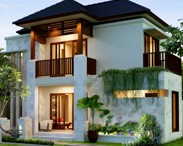 Model Teras  Rumah Minimalis  Manual Type 36 2 Lantai