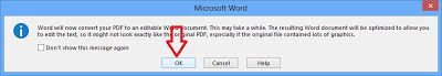 Ubah File PDF ke Word dengan Microsoft Office 2013