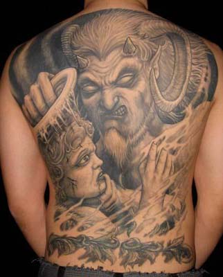 demon tattoos