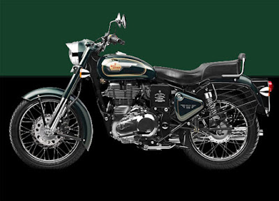 Royal Enfield Bullet 500 Green Shade Hd Photos