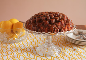 Food Lust People Love: With a rich and almost sticky crumb, this lemon honey olive Bundt cake is made with tart yogurt, then drizzled with a definitely sticky honey glaze, for a sweet treat lemon (and honey!) lovers will devour.