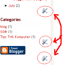 Menghilangkan Gambar Obeng dan Tang di Blog