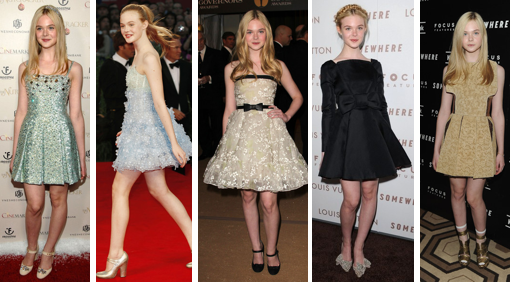 Elle Fanning Rocks The Red Carpet in Couture — And She is Only Twelve!