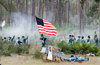 Click for Larger Image of the Battle Reenactment