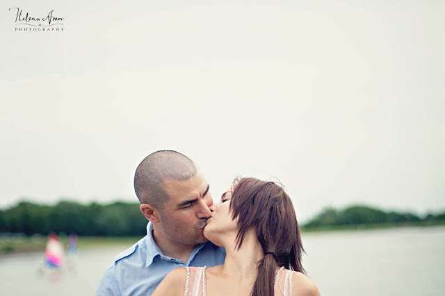 engagement photoshoot at Stevenage lakes