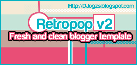 Retropop v2 Blogger Template