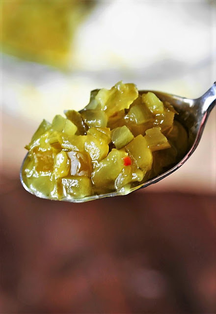 Spoonful of Sweet Pickle Cubes Image