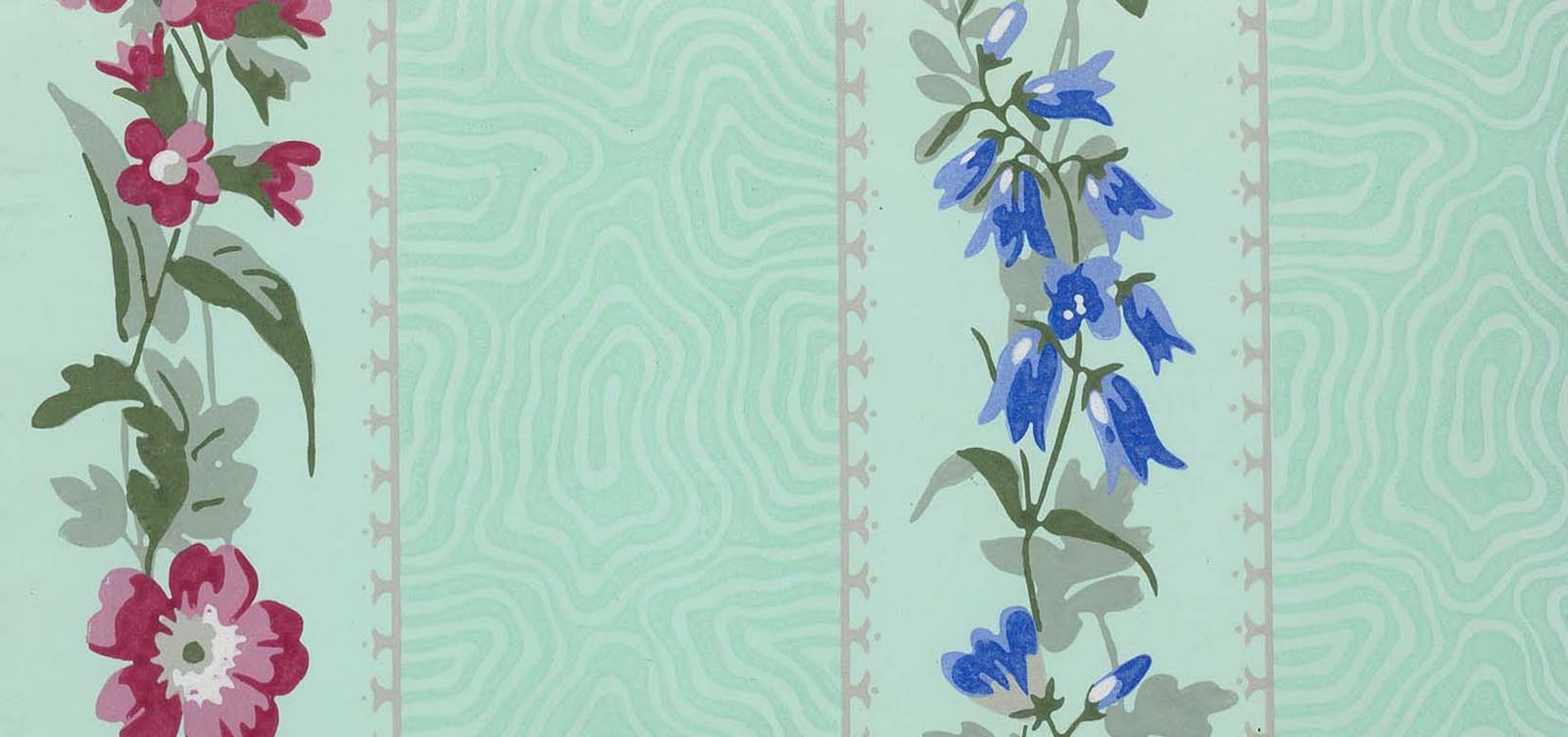 The Textile Blog  French Wallpaper Designs of the 1840s