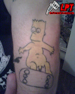 Tatuaje de Bart Simpson FAIL