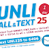 SMART Unli Call & Text Complete List: 25, 30, 35, 50, 100, 200 up to 600