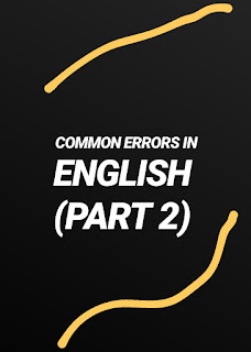Common Errors in English, English grammar, english is easy with rb, rajdeep banerjee