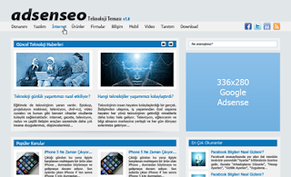 WordPress Adsenseo Teknoloji Teması