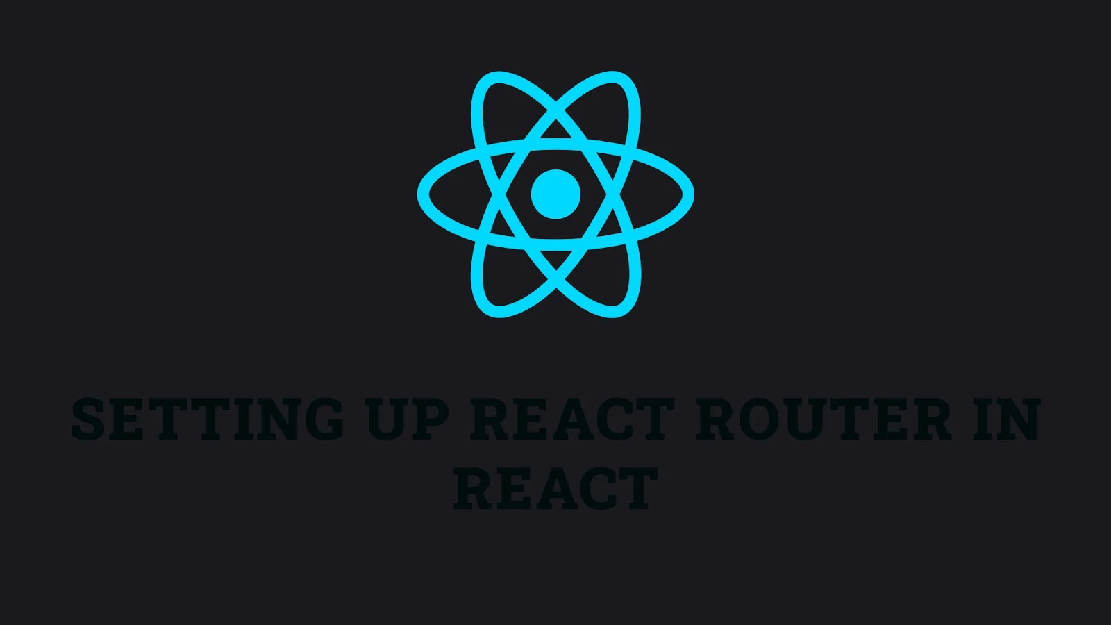 Setting Up React Router in React