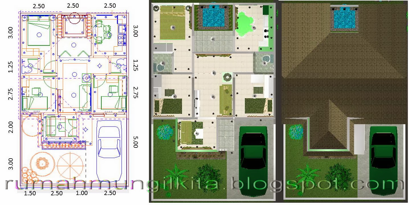 Renovasi Rumah Tipe 21 Tanah 90m2 (1lantai, 1Kamar Tidur 