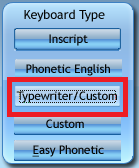 ISM Keyboard Type