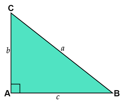 直角三角形の余弦定理
