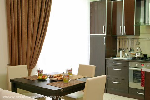 Small curtains models for kitchens in different colors - new 2014 ...