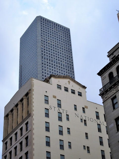 State National Building with name signage on North-facing facade 